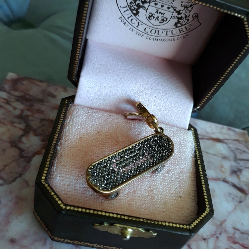 Juicy Couture Skateboard Charm